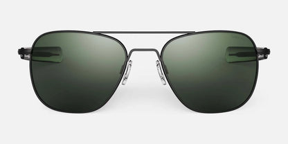 Randolph AVIATOR Sunglasses | Size 58 / Matte Black / AGX Polarized Glass