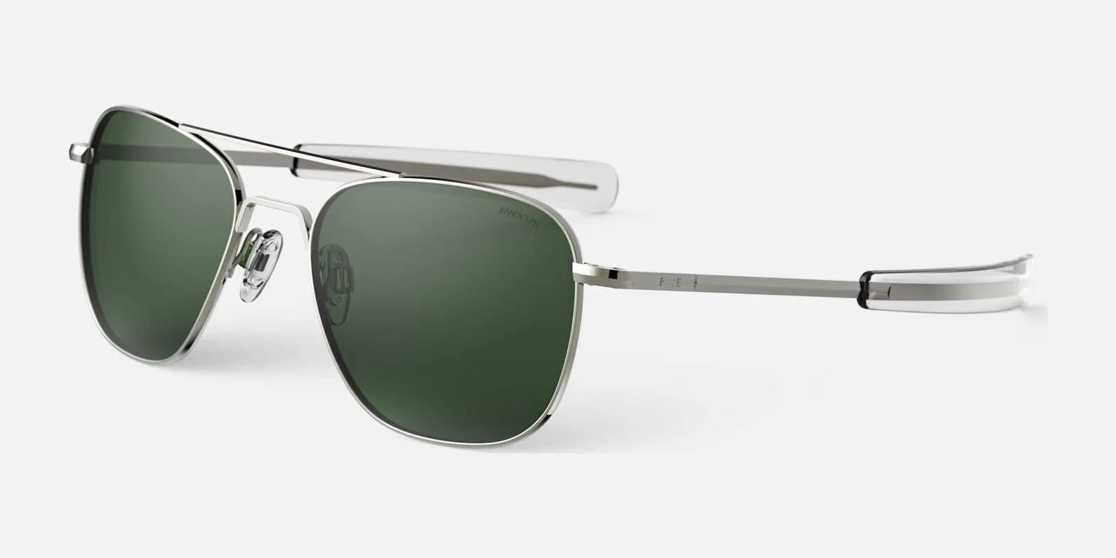 Randolph AVIATOR Sunglasses | Size 55 / Gunmetal / AGX Polarized Glass