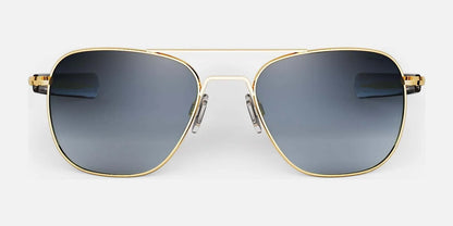 Randolph AVIATOR Sunglasses | Size 61 / 23k Gold / Slate Non-Polar Gradient Nylon