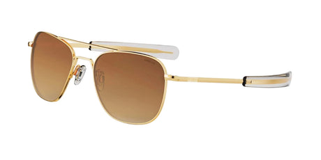 Randolph AVIATOR Sunglasses | Size 61 / 23k Gold / Cape Sand Non-Polar Gradient Nylon