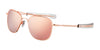 Randolph AVIATOR Sunglasses | Size 55 / 22k Rose Gold / Nylon Rose Gold (Non-Polar)