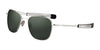 Randolph AVIATOR Sunglasses | Size 58 / 23k White Gold / AGX Glass (Polarized)