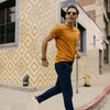 Randolph AVIATOR Sunglasses | Size 55 / Matte Chrome / Nylon Atlantic Blue (Non-Polar)