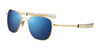 Randolph AVIATOR Sunglasses | Size 58 / 23k Gold / Atlantic Blue Mirror Nylon (Polarized)