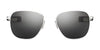 Randolph AVIATOR Sunglasses | Size 58 / Matte Chrome / Nylon Atlantic Blue (Non-Polar)