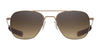 Randolph AVIATOR Sunglasses | Size 58 / Matte Chrome / Nylon Atlantic Blue (Non-Polar)