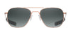 Randolph AVIATOR Sunglasses | Size 52 / Gunmetal / Glass American Gray (Non-Polar)