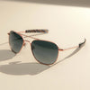 Randolph AVIATOR Sunglasses | Size 52 / Gunmetal / Glass American Gray (Non-Polar)