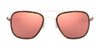Randolph AVIATOR FUSION Sunglasses / Matte Chrome / Slate Gradient Nylon (Polarized) / Size 55