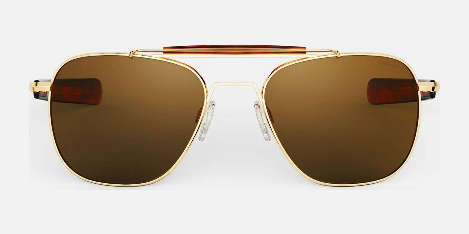 Randolph AVIATOR II Sunglasses / 23k Gold / American Tan Polarized Glass
