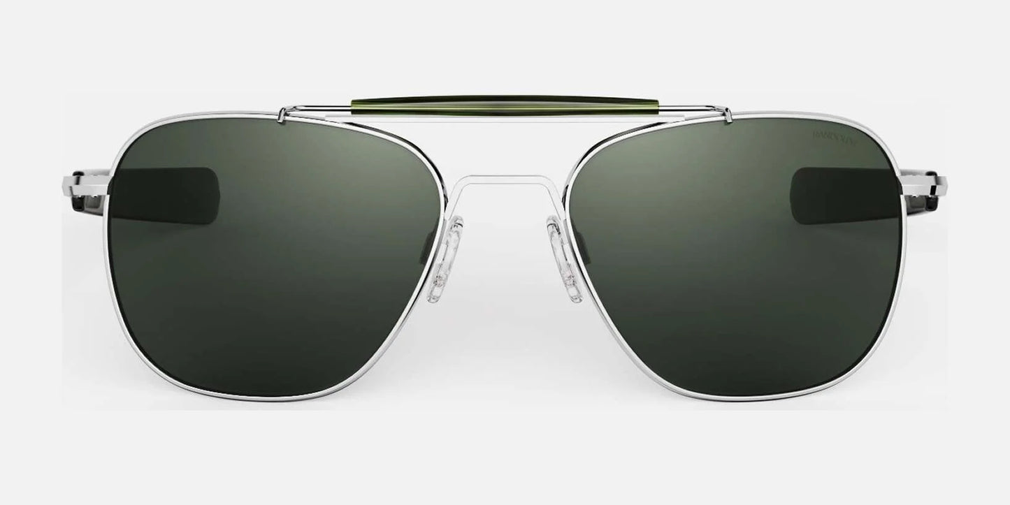 Randolph AVIATOR II Sunglasses / Bright Chrome / AGX Polarized Glass