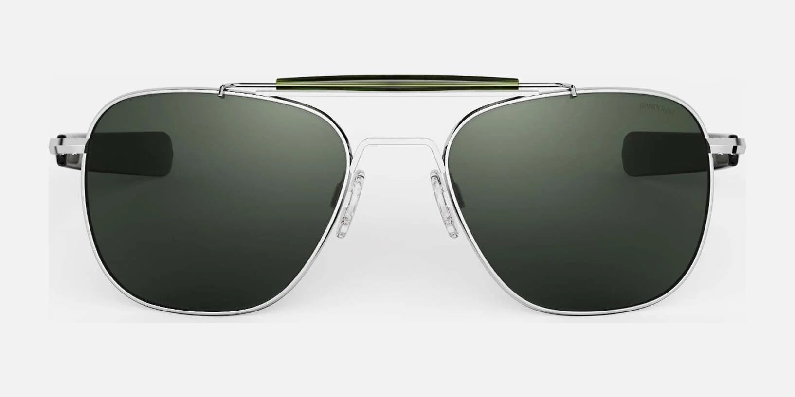 Randolph AVIATOR II Sunglasses / Bright Chrome / AGX Polarized Glass