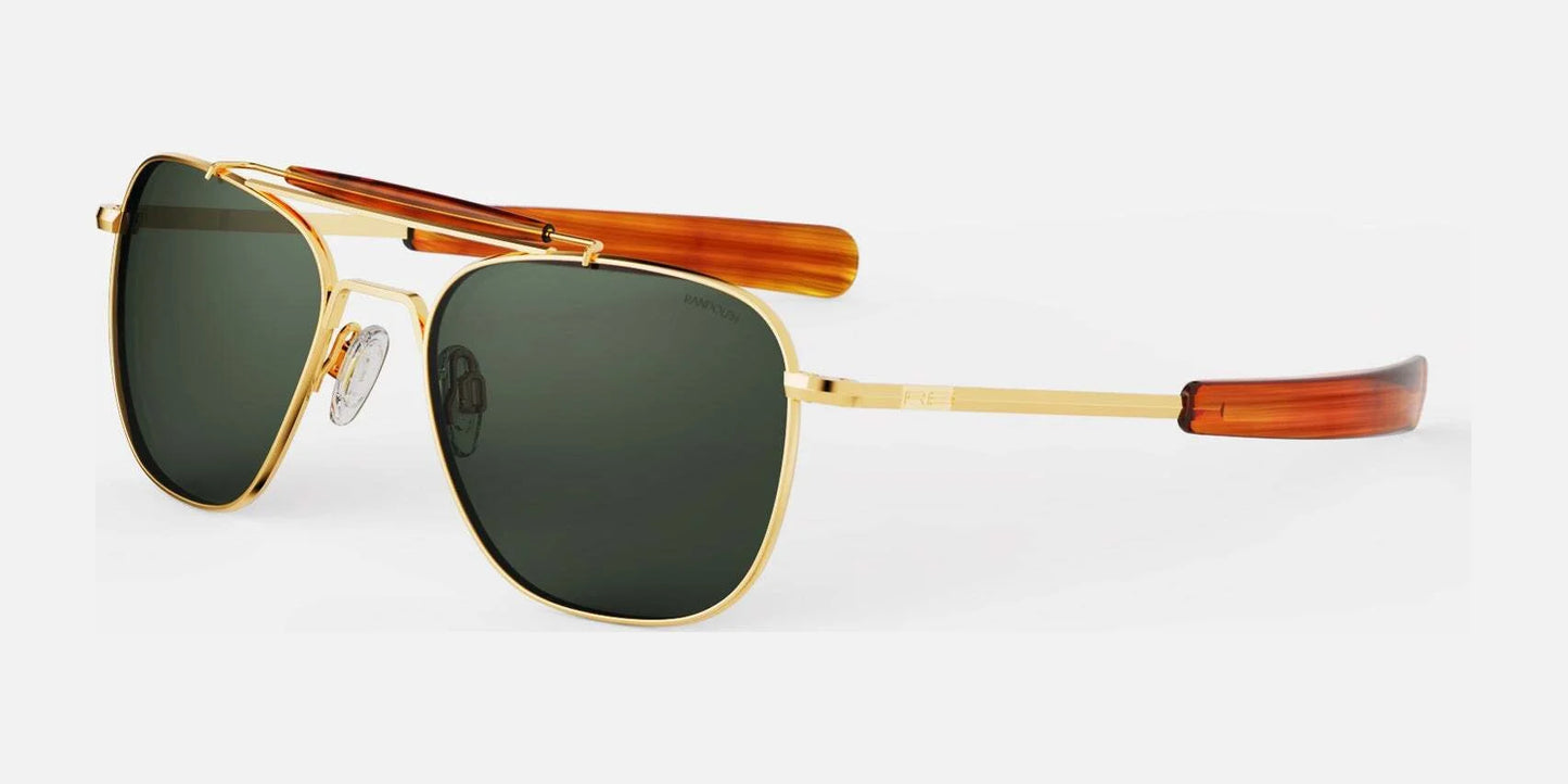 Randolph AVIATOR II Sunglasses / 23k Gold / AGX Non-Polar Glass