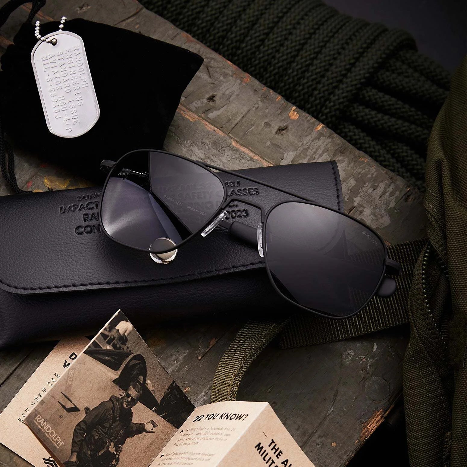 Randolph AVIATOR MILITARY SE Sunglasses