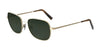 Randolph CECIL Sunglasses | Size 56 / 23k Satin Gold / Evergreen Gradient Nylon (Polarized)