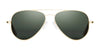 Randolph CONCORDE Sunglasses / Matte Chrome / Nylon Atlantic Blue (Non-Polar) / Size 64