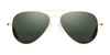 Randolph CONCORDE Sunglasses / Matte Chrome / Nylon Atlantic Blue (Non-Polar) / Size 64