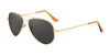 Randolph CONCORDE Sunglasses / 23k Gold / American Gray Glass (Polarized) / Size 57