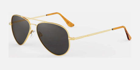 Randolph CONCORDE Sunglasses / 23k Gold / American Gray Polarized Glass