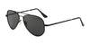 Randolph CONCORDE Sunglasses / Matte Black / American Gray Glass (Polarized) / Size 57