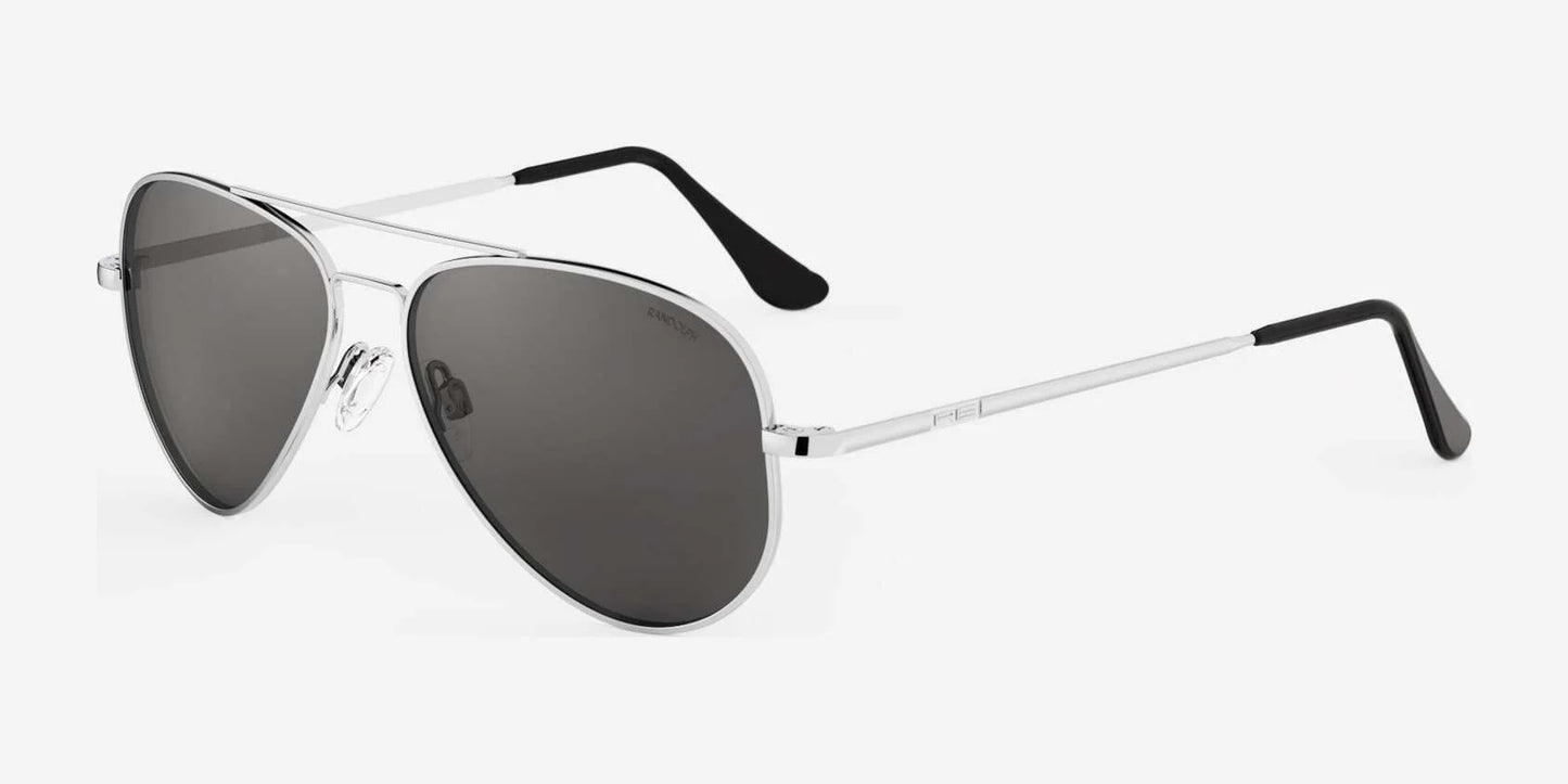 Randolph CONCORDE Sunglasses / Bright Chrome / American Gray Polarized Glass
