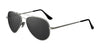 Randolph CONCORDE Sunglasses / Gunmetal / American Gray Glass (Polarized) / Size 57