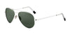 Randolph CONCORDE Sunglasses / 23k White Gold / AGX Glass (Polarized) / Size 57