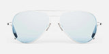 Randolph CONCORDE Sunglasses / 23k White Gold / Blue Hydro Non-Polar Glass