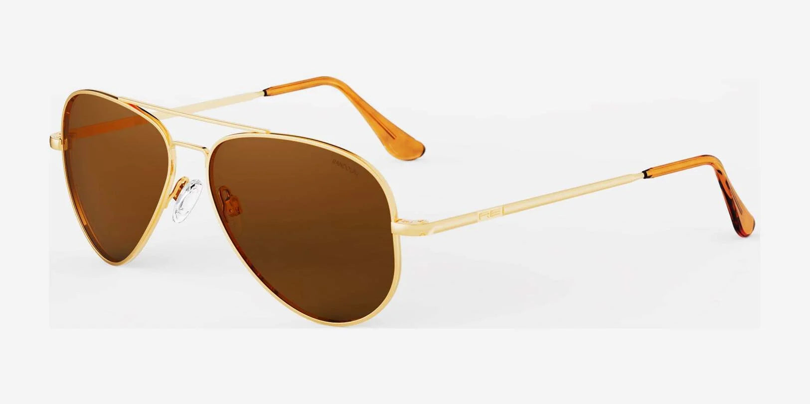 Randolph CONCORDE Sunglasses / 23k Gold / American Tan Polarized Glass