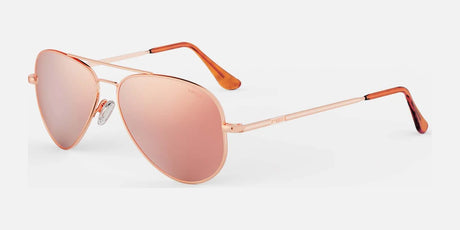 Randolph CONCORDE Sunglasses / 22k Rose Gold / Rose Gold Polarized Mirror Nylon