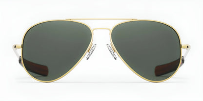 Randolph CONCORDE Sunglasses / 23k Gold / AGX Polarized Glass with Bayonet Temple