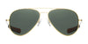 Randolph CONCORDE Sunglasses / Matte Chrome / Nylon Atlantic Blue (Non-Polar) / Size 64