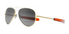 Randolph CONCORDE Sunglasses / 23k Gold / Nylon Coastal Gray (Non-Polar) / Size 64