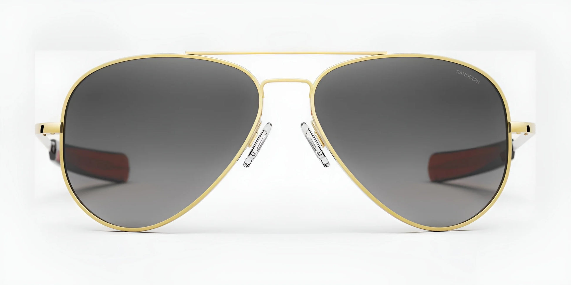 Randolph CONCORDE Sunglasses / 23k Gold / Coastal Gray Gradient Nylon Non-Polar