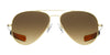 Randolph CONCORDE Sunglasses / Matte Chrome / Nylon Atlantic Blue (Non-Polar) / Size 64