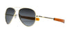 Randolph CONCORDE Sunglasses / 23k Gold / Nylon Slate (Non-Polar) / Size 64