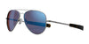 Randolph CONCORDE Sunglasses / Satin Gunmetal / Le Mans Blue (Semi-Polarized) / Size 57