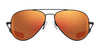 Randolph CONCORDE Sunglasses / Matte Chrome / Nylon Atlantic Blue (Non-Polar) / Size 64