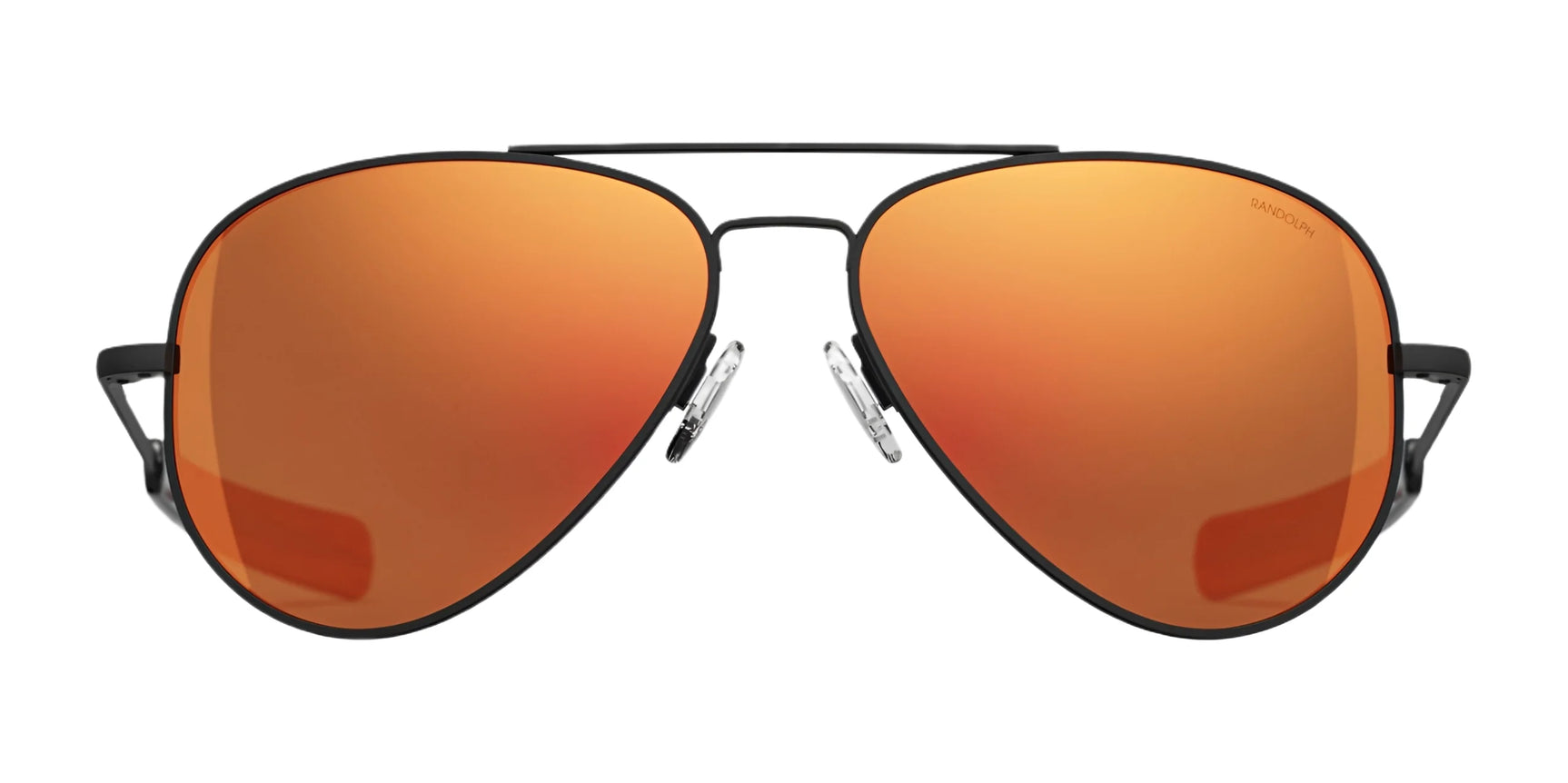 Randolph CONCORDE Sunglasses / Matte Black / Redline (Semi-Polarized)