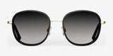 Randolph ELINOR FUSION Sunglasses / 23k Gold / Coastal Gray Non-Polar Nylon