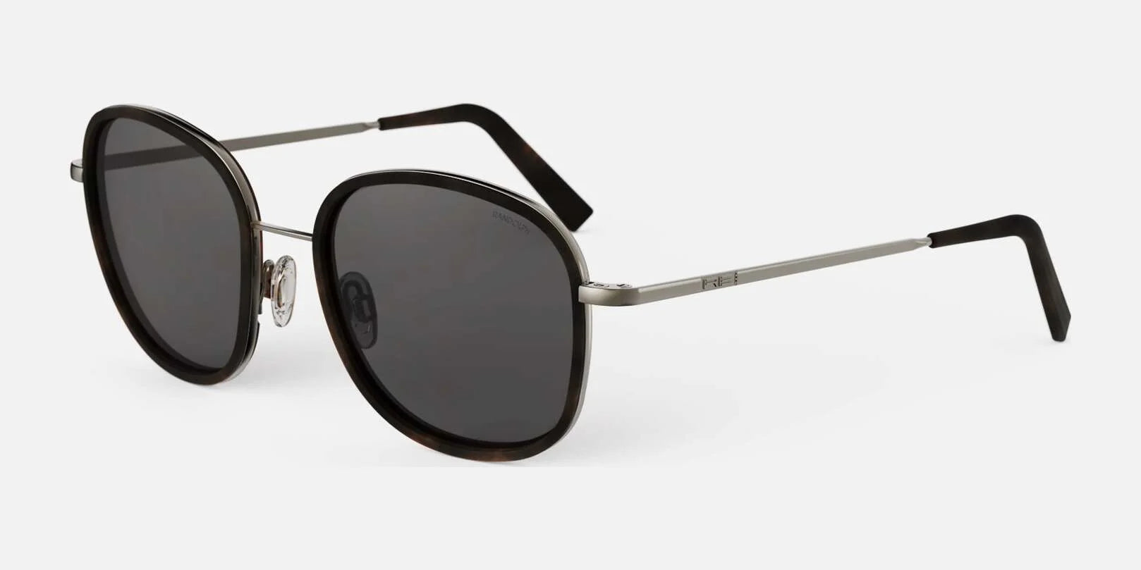 Randolph ELINOR FUSION Sunglasses / Gunmetal / American Gray Polarized Nylon