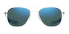 Randolph x ALPHA INDUSTRIES AVIATOR Sunglasses / Exclusive Special Edition Randolph x Alpha Industries Sapphire Aviator / Cobalt Blue Glass Mirror (Polarized) / Size 55