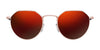 Randolph HAMILTON Sunglasses | Size 50 / 22k Blush Gold / Autumn Sunset Mirror Nylon (Polarized)