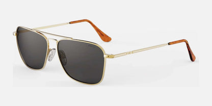 Randolph INTRUDER Sunglasses / 23k Gold / American Gray Polarized Glass