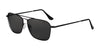 Randolph INTRUDER Sunglasses | Size 58 / Matte Black / Glass American Gray (Non-Polar)