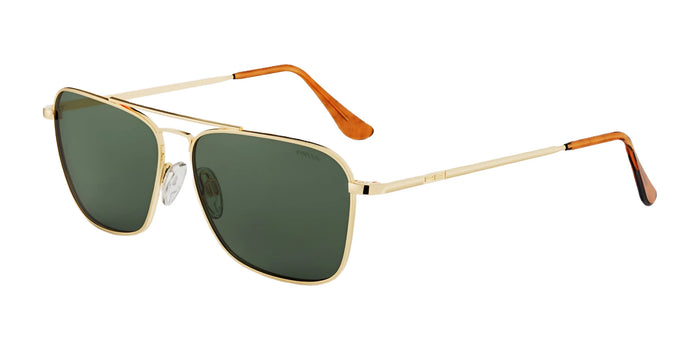 Randolph INTRUDER Sunglasses | Size 58 / 23k Gold / Nylon AGX (Non-Polar)