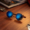 Randolph P3 FUSION Sunglasses | Size 51 / 22k Rose Gold / Rose Gold Nylon (Polarized)