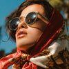 Randolph P3 FUSION Sunglasses | Size 51 / 22k Rose Gold / Rose Gold Nylon (Polarized)