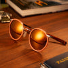 Randolph P3 FUSION Sunglasses | Size 51 / 22k Rose Gold / Rose Gold Nylon (Polarized)