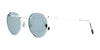 Randolph P3 Sunglasses | Size 51 / 23k White Gold / Glass Blue Hydro (Non-Polar)
